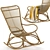 Monet Rocking Chair: Elegant and Comfortable 3D model small image 4