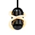 Sleek Curli Pendant Light 3D model small image 1