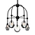 Elk Home Focal Point Chandelier 3D model small image 1