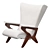 ETEL R: Stylish & Comfortable Armchair 3D model small image 1