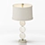 Elegant Alabaster Table Lamp 3D model small image 1