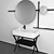 Cielo Siwa Bathroom Set: Stylish and Spacious 3D model small image 2