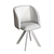 Millie Swivel Rodeo OM: Sleek and Comfortable Chair with Metal Legs 3D model small image 5