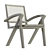 Rattan Armchair: Stylish and Comfortable 3D model small image 5