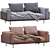 Luxury Minotti Brasilia Sofa 3D model small image 2