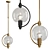 Pluto Pendant Light: Modern Elegance 3D model small image 1