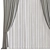 Revamped Curtain Design 3D model small image 3