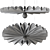 Contemporary BuzziPleat Pendant Lamp 3D model small image 2