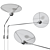 Saturn Swing Arm Lamp 3D model small image 2