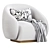 Elevate Your Style with Eichholtz Swiwel Chair Brice 3D model small image 1