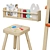 MÅLA/FLISAT IKEA Easel Combo: Perfect for Creativity 3D model small image 4