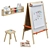 MÅLA/FLISAT IKEA Easel Combo: Perfect for Creativity 3D model small image 6