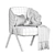 Zara Home Boucle Armchair 3D model small image 7
