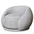 Elegant Julep Armchair: Timeless Beauty 3D model small image 2