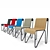 Rietveld's Iconic Beugel Chair 3D model small image 1