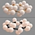 Enchanting Bean Chandelier 3D model small image 2