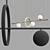 Spherical Ring LED Rack: MURIEL 3D model small image 3