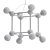 LINA 08-Light Cube Chandelier 3D model small image 2