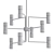 Luxury 9-Light LED Chandelier 3D model small image 2