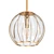 Elegant Cage Glass Pendant 3D model small image 1