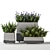 Title: Concrete Pot Outdoor Bushes 3D model small image 9