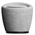 Luxurious Loren Pouf 3D model small image 1