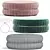 Trendy Lilo Ottoman: Stylish Fabric Pouf 3D model small image 4