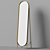 Elegant Gold Floor Mirror 3D model small image 2