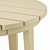Modern Outdoor Side Table - Vista II 3D model small image 2