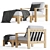 Gloster LOOP Lounge Chair: Elegant Comfort 3D model small image 2