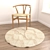 Versatile 6-Piece Round Rug Set 3D model small image 6