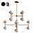 Elegant Greenwich Chandelier 3D model small image 1