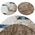 Round Rugs Collection 352 3D model small image 1