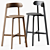 Roda Bar Stool: Sleek Elegance 3D model small image 1