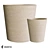 Crater XL Surface Collection: Innovative Planters with Stylish Texture 3D model small image 1