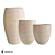 Barrel Surface Collection: Stylish Planters for Your Space 3D model small image 1