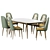 HER TABLE FERB CHAIR: Modern Elegance for Your Home 3D model small image 3
