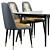 HER TABLE FERB CHAIR: Modern Elegance for Your Home 3D model small image 4
