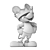 3D Mickey Mouse Figurine - Vray Render 3D model small image 3
