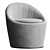 Monroe: Stylish Armchair by Essential Home 3D model small image 1