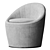 Monroe: Stylish Armchair by Essential Home 3D model small image 2