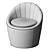 Monroe: Stylish Armchair by Essential Home 3D model small image 4