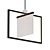 Folio 2-Light Chandelier: Unique Statement Lighting 3D model small image 1