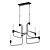 Hubbardton Forge Citadel Chandelier 3D model small image 1