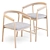 Redonda Dining Chair: Classic Curves and Scandinavian Design 3D model small image 1