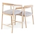 Redonda Dining Chair: Classic Curves and Scandinavian Design 3D model small image 2