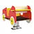 Spring Ride-On Cars. Set of 2 3D model small image 3