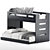 Versatile Twin Over Full Bunk Bed 3D model small image 3