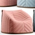 Barnaby Cozy Armchair: Comfort Meets Style! 3D model small image 4