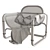 Minimal Rattan Lounge Chair 3D model small image 3